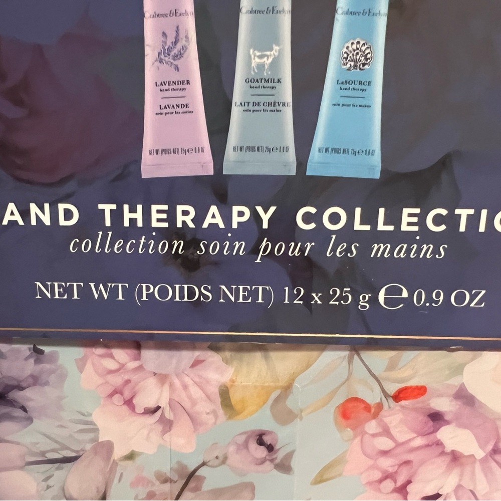 Crabtree & Evelyn NWT Gift Set of 12  0.9 OZ Assortment Hand Therapy Collection - Picture 7 of 9